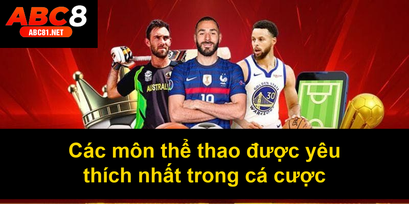 Các môn thể thao được yêu thích nhất trong cá cược